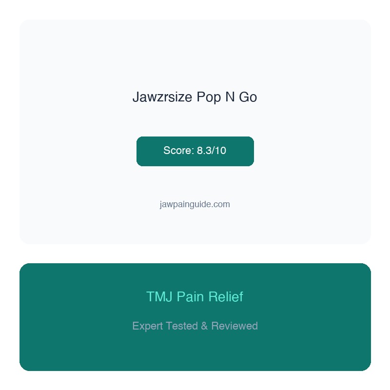 Jawzrsize jaw exercise device for TMJ strengthening and bruxism